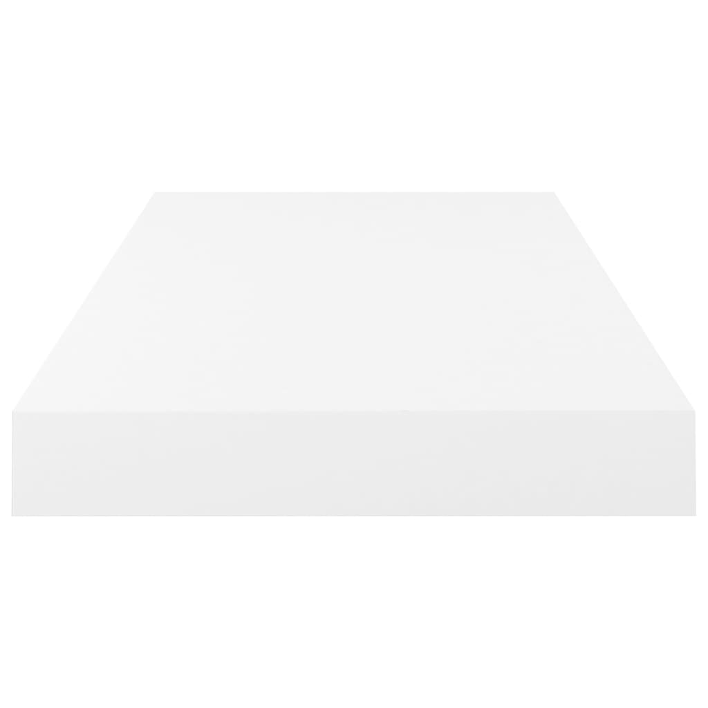 væghylder 4 stk. 50x23x3,8 cm MDF hvid højglans