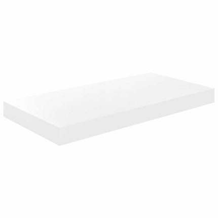 væghylder 4 stk. 50x23,5x3,8 cm MDF hvid højglans