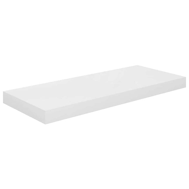 væghylde 60x23,5x3,8 cm MDF hvid højglans