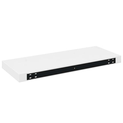 væghylder 4 stk. 60x23,5x3,8 cm MDF hvid højglans