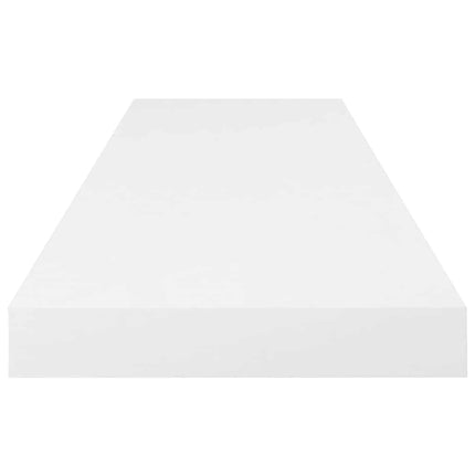 væghylde 80x23,5x3,8 cm MDF hvid højglans