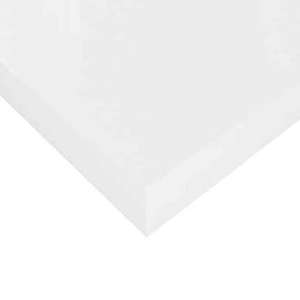 væghylde 80x23,5x3,8 cm MDF hvid højglans