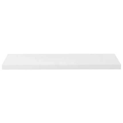 væghylder 4 stk. 90x23,5x3,8 cm MDF hvid højglans
