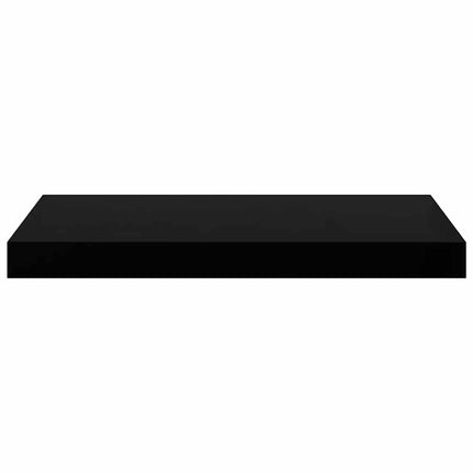 væghylder 4 stk. 50x23,5x3,8 cm MDF sort højglans