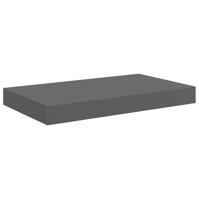 svævehylde 40x23,5x3,8 cm MDF grå højglans