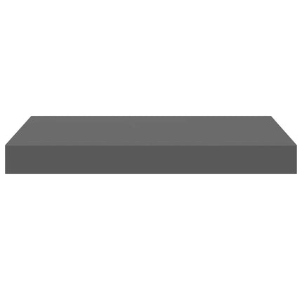 svævehylde 40x23,5x3,8 cm MDF grå højglans