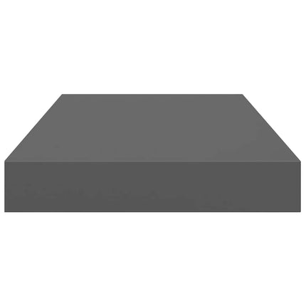 svævehylde 40x23,5x3,8 cm MDF grå højglans