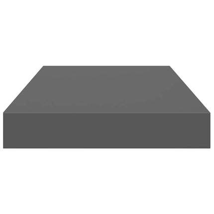 svævehylde 40x23,5x3,8 cm MDF grå højglans