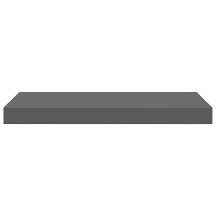 svævehylde 50x23,5x3,8 cm MDF grå højglans