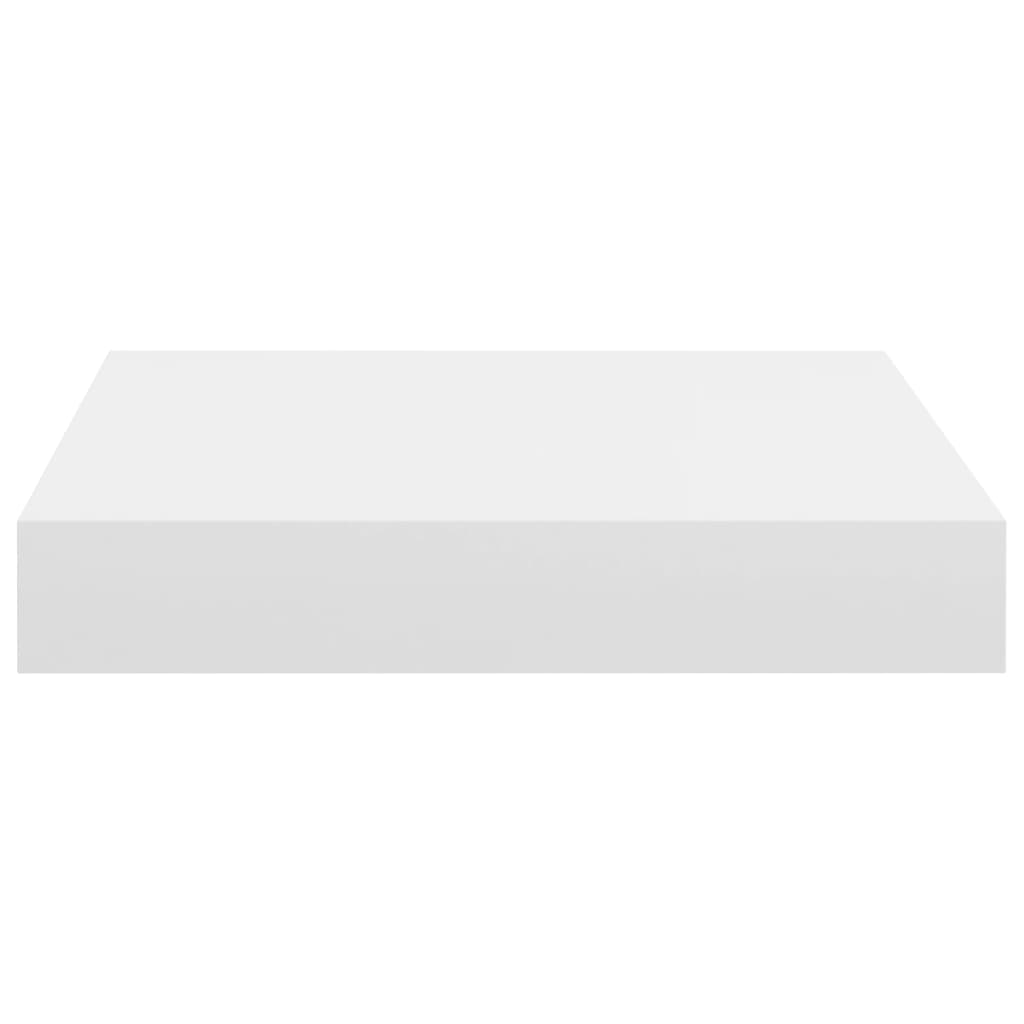 væghylder 4 stk. 23x23,5x3,8 cm MDF hvid