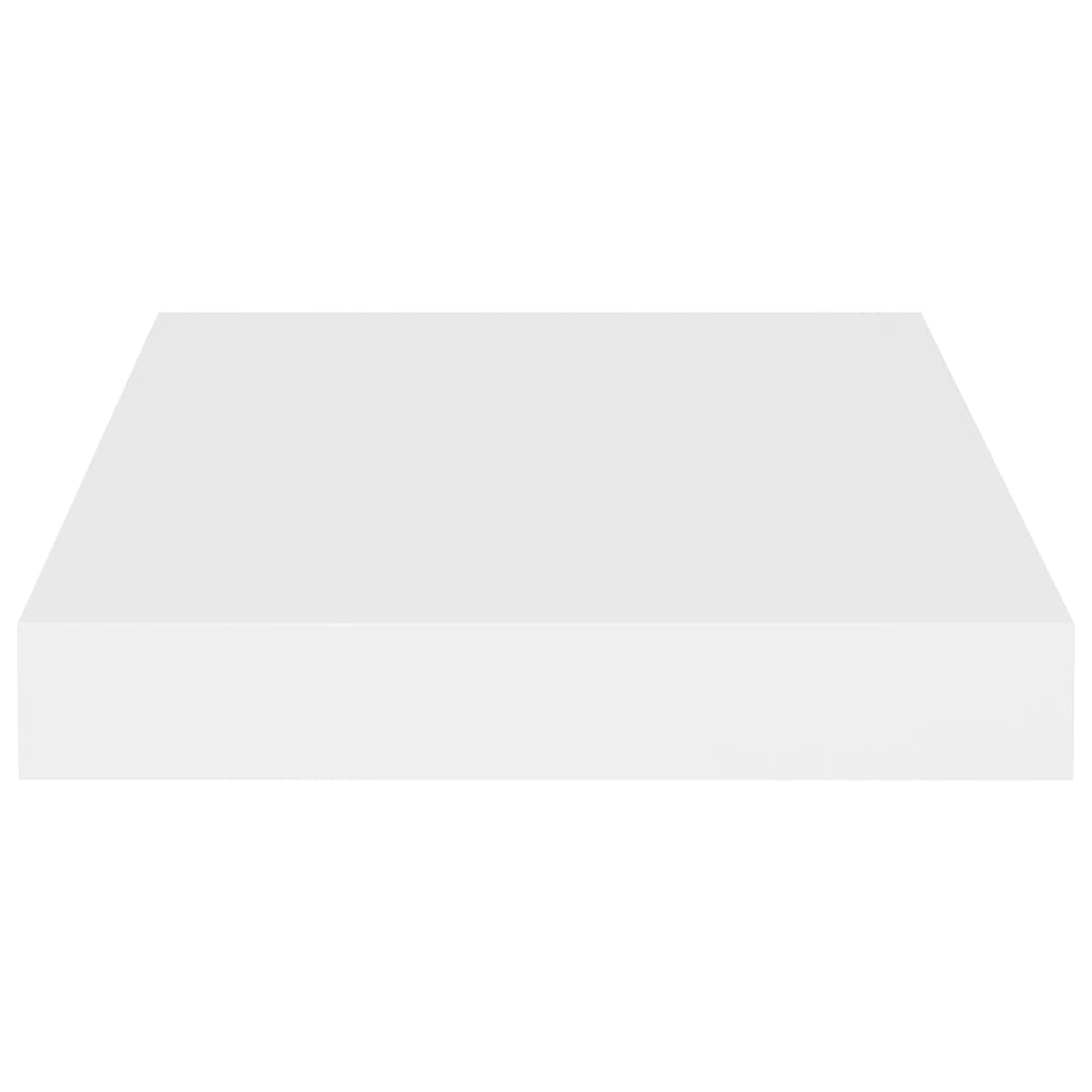 væghylder 4 stk. 23x23,5x3,8 cm MDF hvid