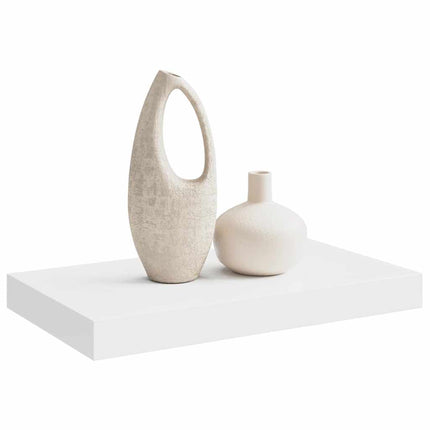 væghylde 40x23,5x3,8 cm MDF hvid