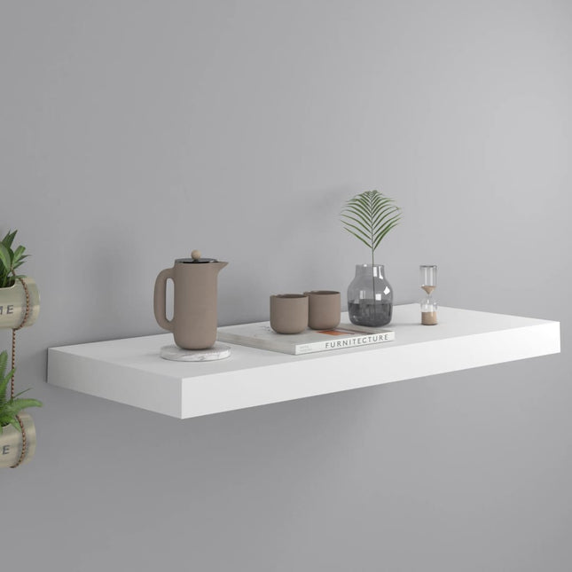 væghylde 60x23,5x3,8 cm MDF hvid