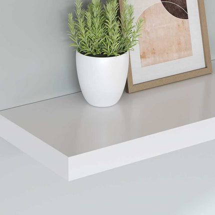 væghylder 4 stk. 60x23,5x3,8 cm MDF hvid