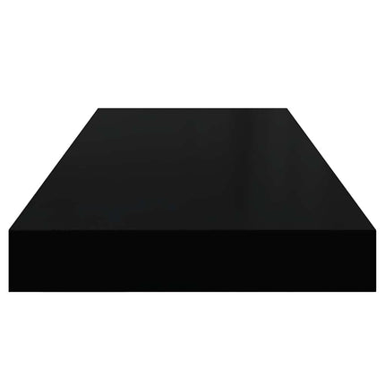 væghylde 60x23,5x3,8 cm MDF sort