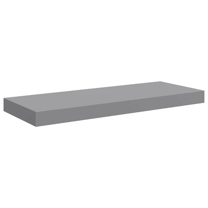 væghylder 4 stk. 60x23,5x3,8 cm MDF grå