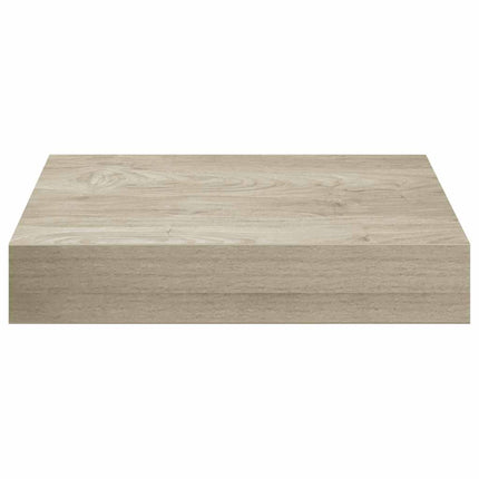 væghylde 23x23,5x3,8 cm MDF egetræsfarve