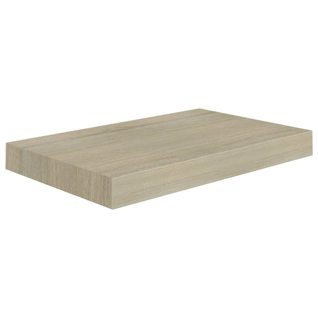 væghylde 40x23x3,8 cm MDF egetræsfarve