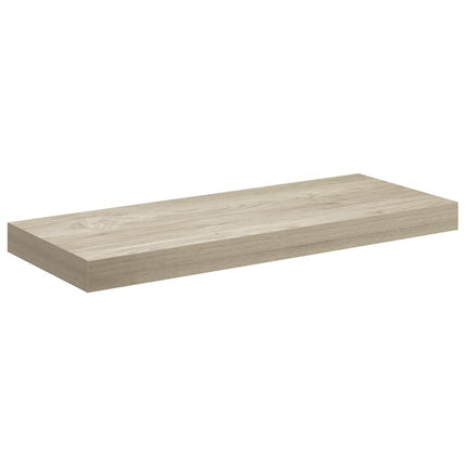 væghylder 4 stk. 60x23,5x3,8 cm MDF egetræsfarve