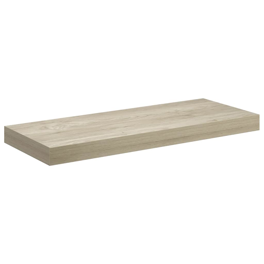 væghylder 4 stk. 60x23,5x3,8 cm MDF egetræsfarve
