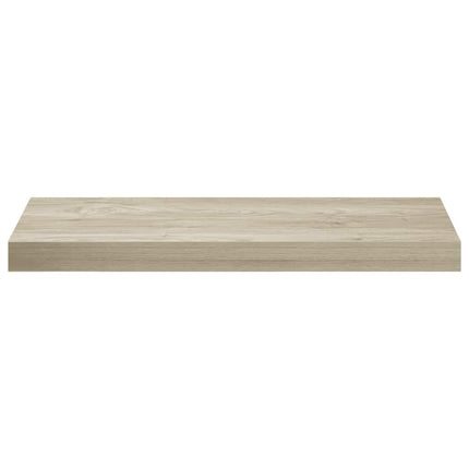 væghylder 4 stk. 60x23,5x3,8 cm MDF egetræsfarve
