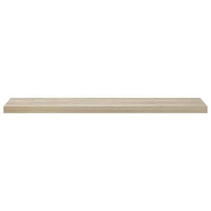 væghylder 4 stk. 120x23,5x3,8 cm MDF egetræsfarve