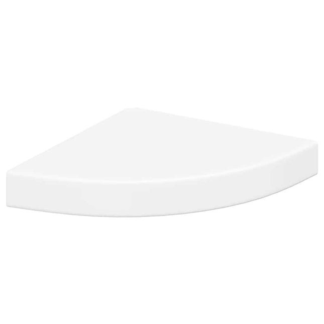hjørnehylde 25x25x3,8 cm MDF hvid