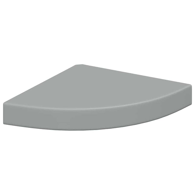 hjørnehylde 25x25x3,8 cm MDF grå