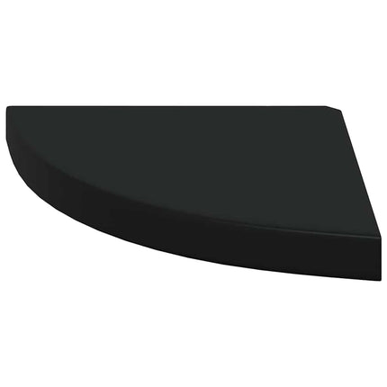 hjørnehylder 2 stk. 35x35x3,8 cm MDF sort