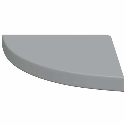hjørnehylder 2 stk. 35x35x3,8 cm MDF grå