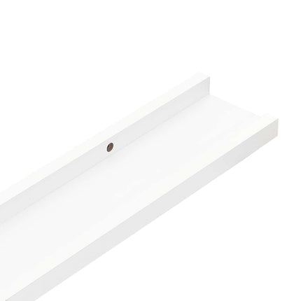 gallerihylder 2 stk. 40x9x3 cm MDF hvid