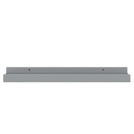 gallerihylder 2 stk. 40x9x3 cm MDF grå
