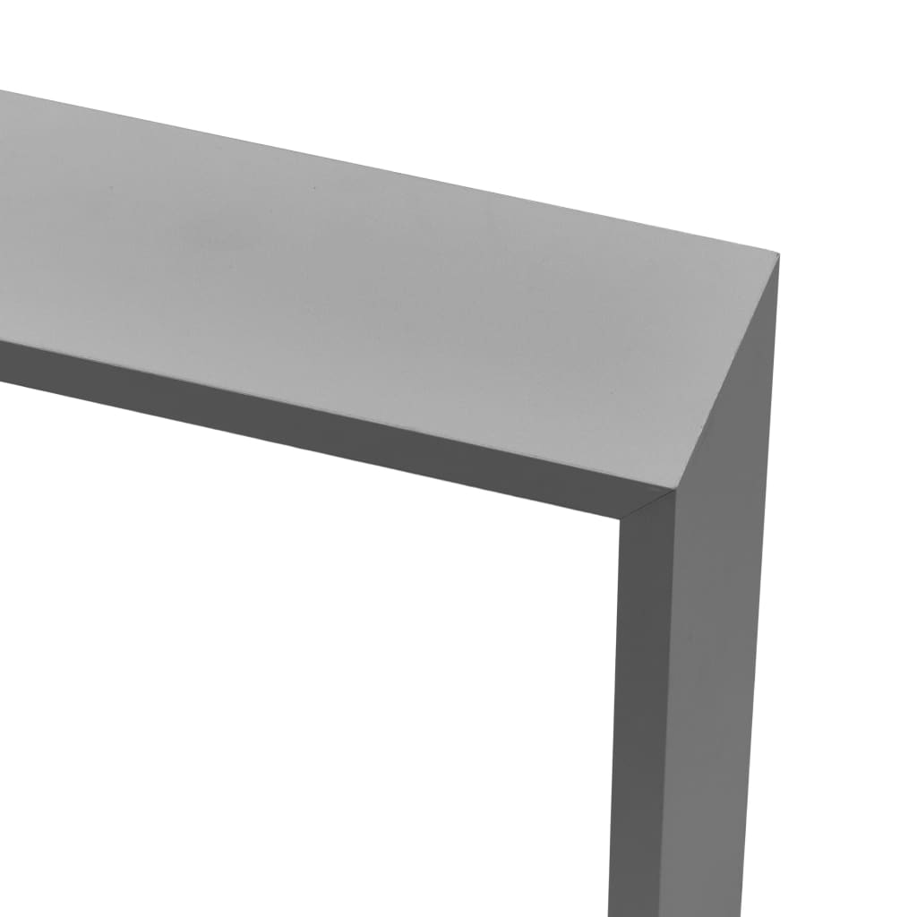 væghylder 3 stk. kubeformet MDF grå