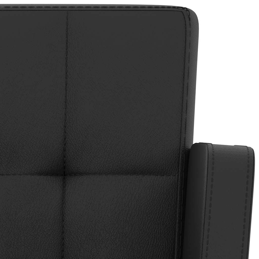 barstole 2 stk. kunstlæder sort