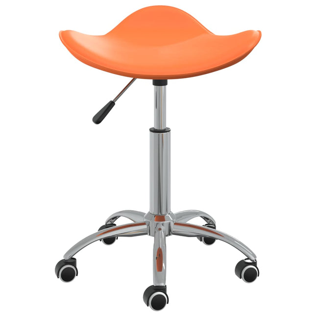 salonstol kunstlæder orange