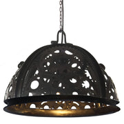 industriel loftlampe med kæde og hjul 45 cm E27