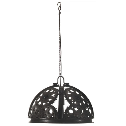 industriel loftlampe med kæde og hjul 45 cm E27