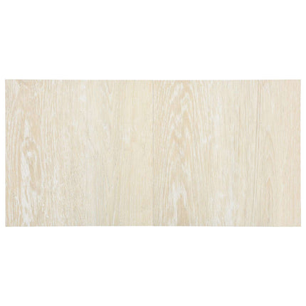 Gulvplanker 5,11 m² 55 pcs PVC Hvid og Beige