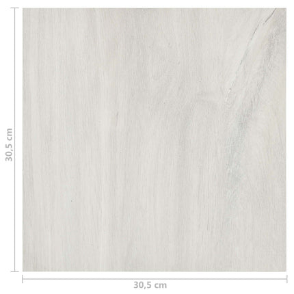 Gulvplanker 55 pcs Creme 5,11 m² PVC