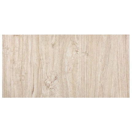 Gulvplanker 5,11 m² 55 pcs PVC Hvid og Træfarve
