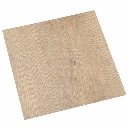 Gulvplanker 5,11 m² 55 pcs PVC Lys Grå, Mørk Brun