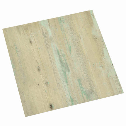 Gulvplanker 5,11 m² 55 pcs PVC Hvid og Lysbrunt