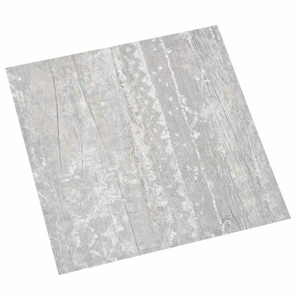 Gulvplanker 5,11 m² 55 pcs PVC Lys Grå og Hvid