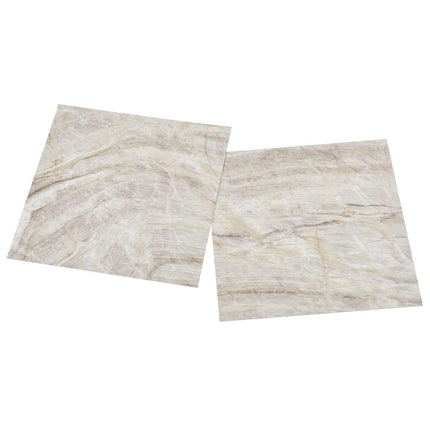 Gulvplanker 5,11 m² 55 pcs PVC Brun og Beige