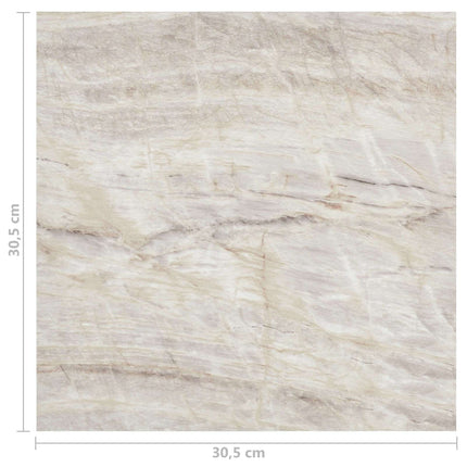 Gulvplanker 5,11 m² 55 pcs PVC Brun og Beige