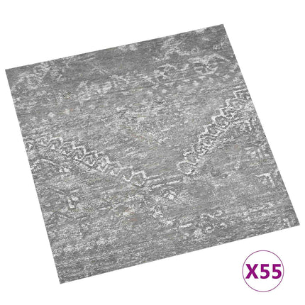 Gulvplanker 55 pcs BetonGrå 5,11 m² PVC