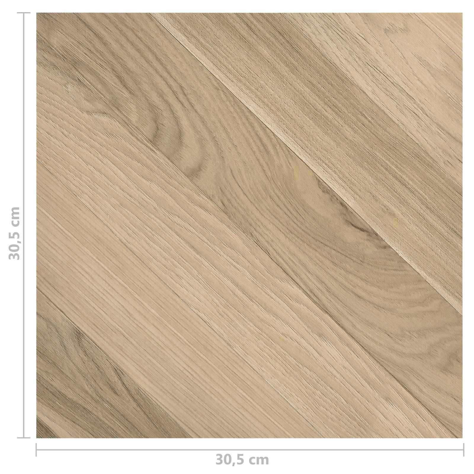 Gulvplanker 55 pcs Brun 5,11 m² PVC