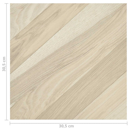 Gulvplanker 55 pcs Beige 5,11 m² PVC