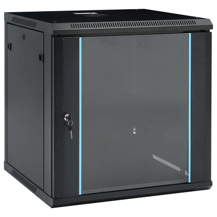 væghængt netværksskab 12U IP20 19" 600x600x640 mm