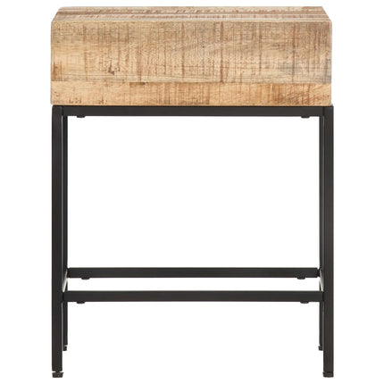 sidebord 40x30x50 cm massivt ru mangotræ